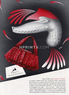 Koret (Handbags) 1940 Bobri, Crocodile