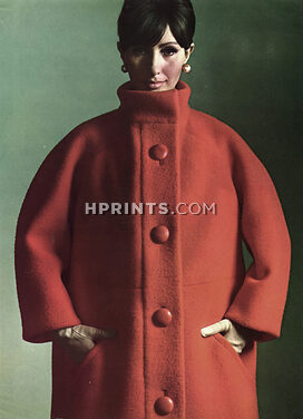 Yves Saint-Laurent 1963 Coat, Garigue (Fabric), Photo Pottier