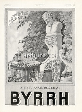 Byrrh 1931 Pan, Ah si j'avais des bras