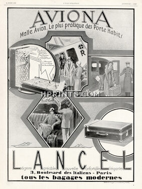Lancel (Airplane Luggage) 1928 Malle Avion, Aviona