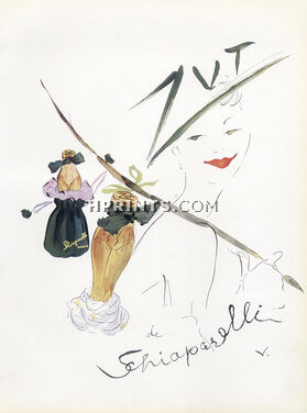 Schiaparelli (Perfumes) 1952 Zut, Marcel Vertès