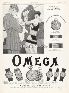 Omega (Watches) 1928 Golfer, René Vincent