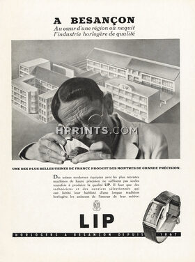 LIP (Watches) 1947 Besançon Factory