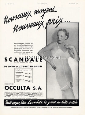 Scandale (Lingerie) 1935 Girdle, Photo Marant