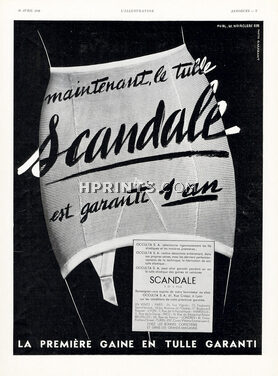 Scandale (Girdles) 1938 Tulle