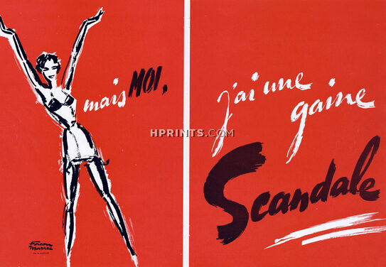 Gaine Scandale (Girdles) 1949 Facon Marrec (Large)