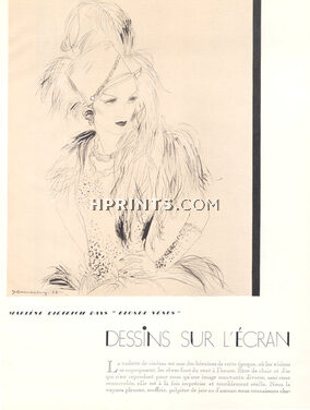Jacques Demachy 1932 Marlène Diétrich "Blonde Vénus" Portraits