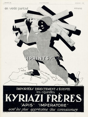 Kyriazi 1928 Apis, Imperatore, Egypt, Le Caire, Armand Rapeno