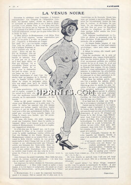 La Vénus Noire, 1931 - Rojan Miss Afrique de Montparnasse, Aïcha, Text by Herondas