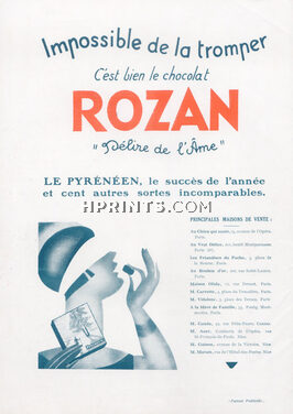Rozan (Chocolates) 1931 Le Pyrénéen