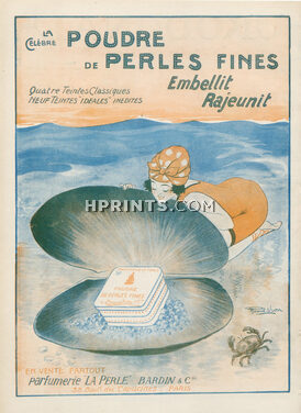 Parfumerie ''La Perle'' Bardin & Cie 1919 Poudre de perles fines, Raoul Vion