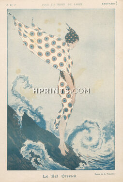 Armand Vallee 1917 The Beautiful Bird, Swimmer