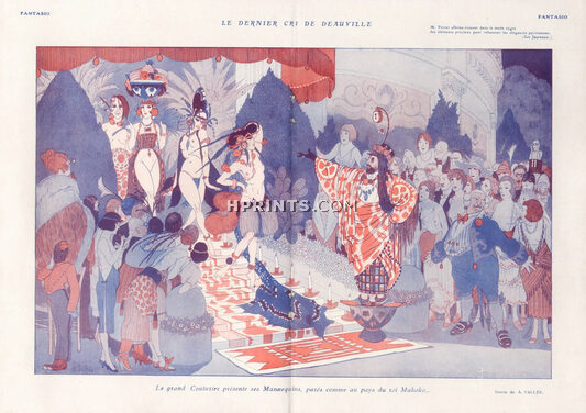 Armand Vallée 1919 "Le Dernier Cri à Deauville", Fashion Show, Paul Poiret