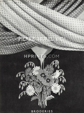 Pierre Hurel & Cie 1941 Tissus & Broderies