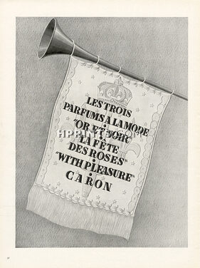 Caron 1949 Les trois parfums à la mode...