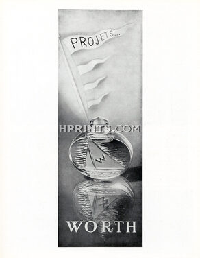 Worth (Perfumes) 1936 Projets...
