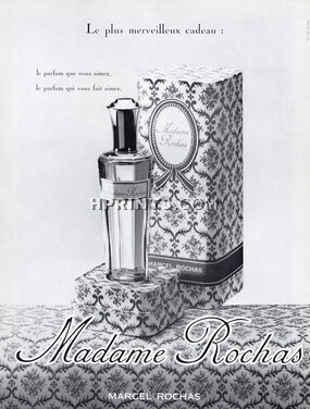 Marcel Rochas (Perfumes) 1962 Madame Rochas