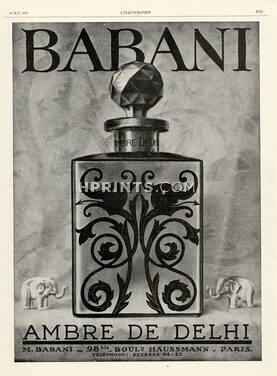 Babani (Perfumes) 1927 Ambre de Delhi