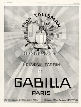 Gabilla 1928 Mon Talisman, Art Deco
