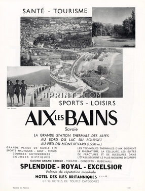 Aix-les-Bains 1953 Phot. Karquel