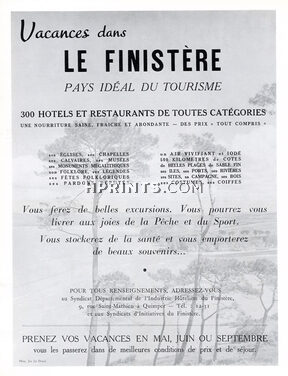 Vacances dans Le Finistère 1953 Phot. Jos Le Doaré