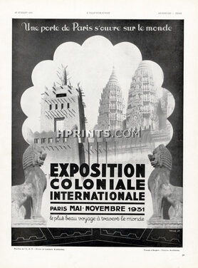 Exposition Coloniale Internationale 1931 Angkor