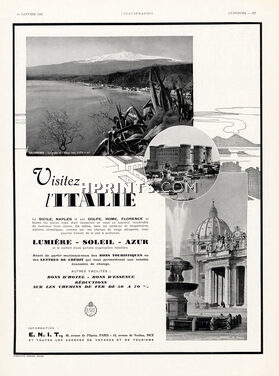 Office du Tourisme - Italie (Italia) 1937 Taormina, Rome