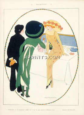 Umberto Brunelleschi 1910 Elegant Parisienne