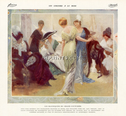 René Lelong 1911 Les Mannequins du Grand Couturier