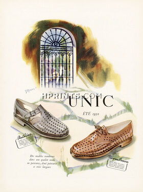 Unic (Shoes) 1950 Jean Mercey