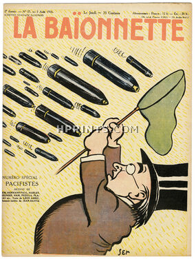 La Baïonnette 1916 N°57 Pacifistes, SEM, 16 pages