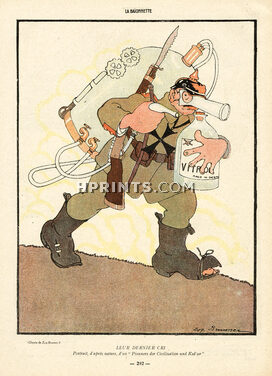Zygismund Brunner 1916 Leur Denier Cri, Chemical Weapons, World War I