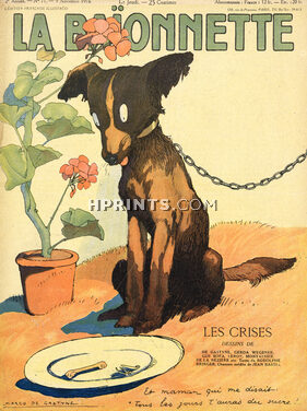 Marco de Gastyne 1916 Les Crises, Crisis, La Baïonnette cover