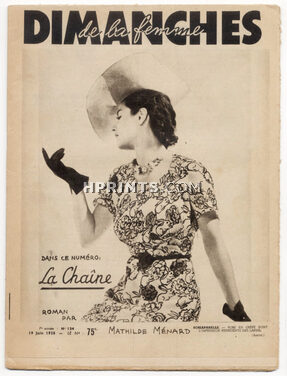 Schiaparelli (Couture) 1938 Dimanches de la Femme cover, Rabbit, 32 pages