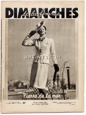 Hermès (Couture) 1939 Dimanches de la Femme cover, 32 pages