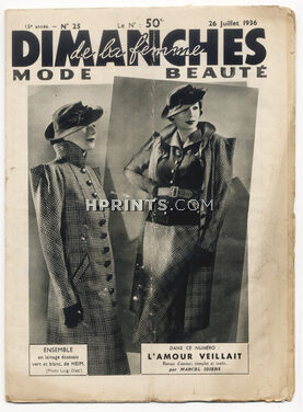 Jacques Heim 1936 Dimanches de la Femme, Hermès, Anny Blatt, 32 pages
