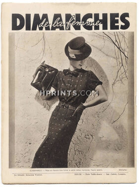 Schiaparelli 1938 Dimanches de la Femme cover, Creed, 32 pages