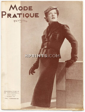 Schiaparelli 1936 Mode Pratique, 20 pages