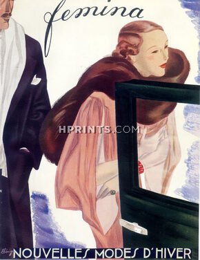 Léon Bénigni 1933 Fashion illustration