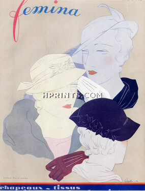 Wecla 1932 Femina Cover, Millinery
