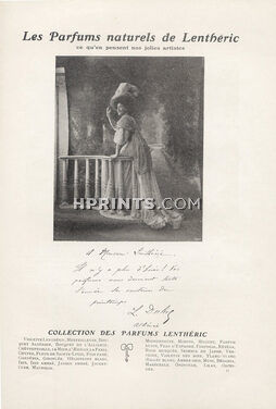 Lenthéric (Perfumes) 1907 Mlle Duluc (Athénée) Autograph