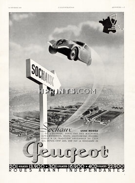 Peugeot 1936 Sochaux Usine