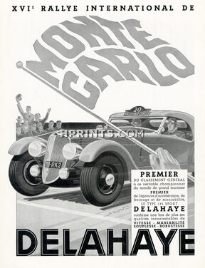 Delahaye 1937 Type 135 Sport, Rallye de Monte Carlo, Alexis Kow