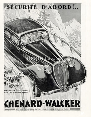 Chenard & Walcker 1936 Sécurité d'abord, Raoul Auger