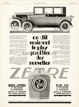 Automobiles Le Zèbre 1925
