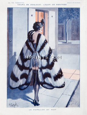 Henry Gerbault 1922 "Le Papillon de Nuit", Moth