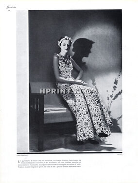 Chanel 1932 Boris Lipnitzki, Summer Dress