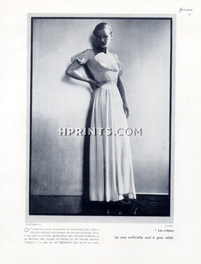 Chanel 1932 Boris Lipnitzki, white Summer Dress