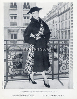 Lanvin Castillo 1951 Winter Coat, Roger Schall