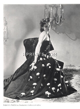 Mainbocher (Couture) 1941 Loretta Young, John Rawlings